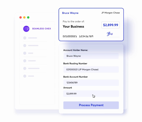 eCheck Processing