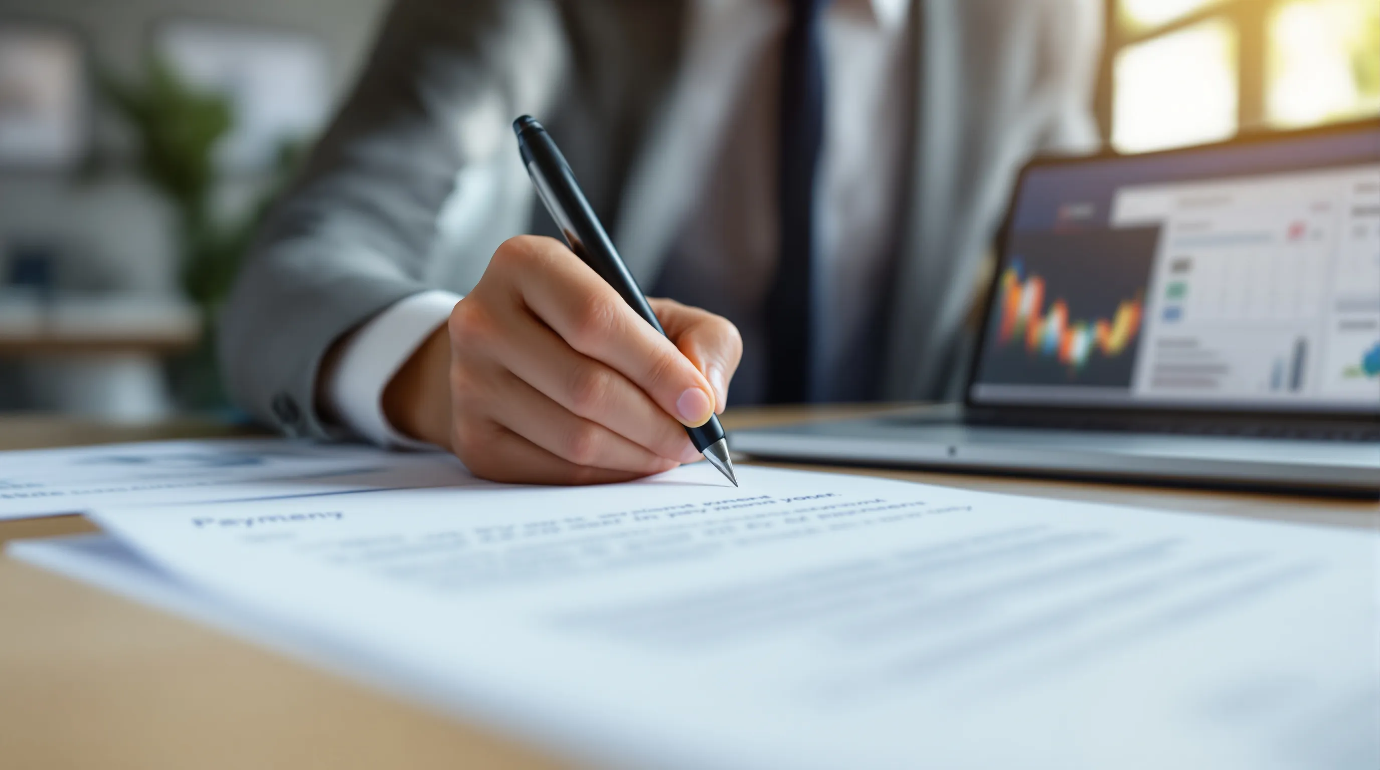 Formal escalation letter being signed alongside a calendar tracking a payment processor's reserve deadline
