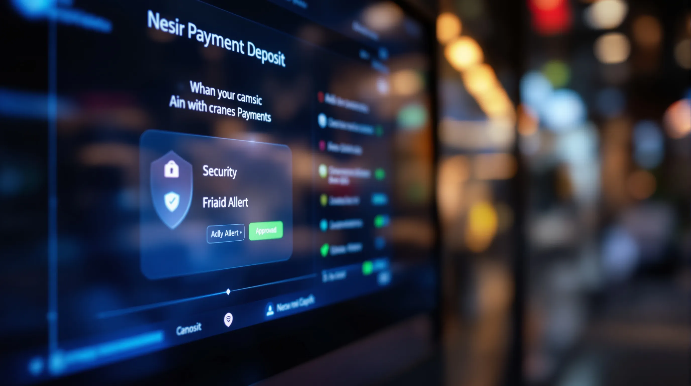 Secure gaming payment terminal with fraud shield and chargeback protection indicators